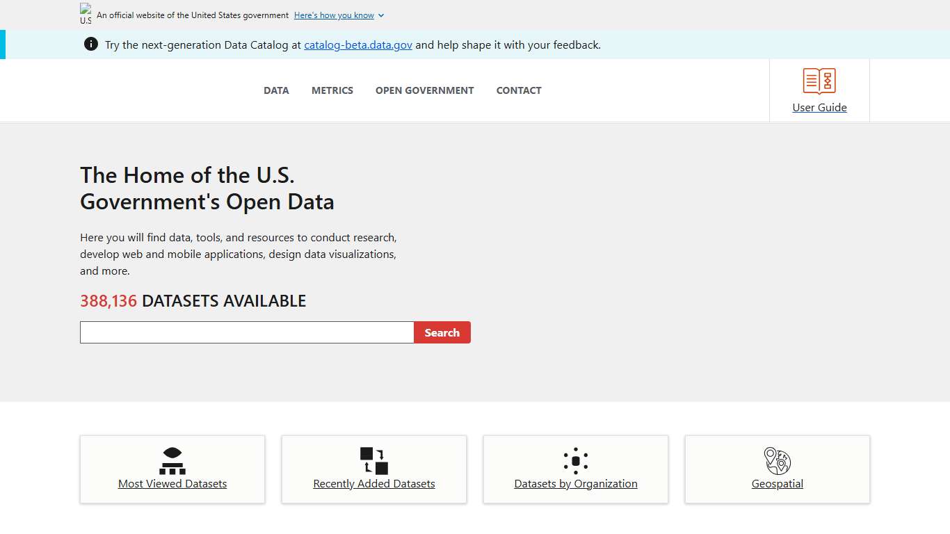 Data.gov Home - Data.gov